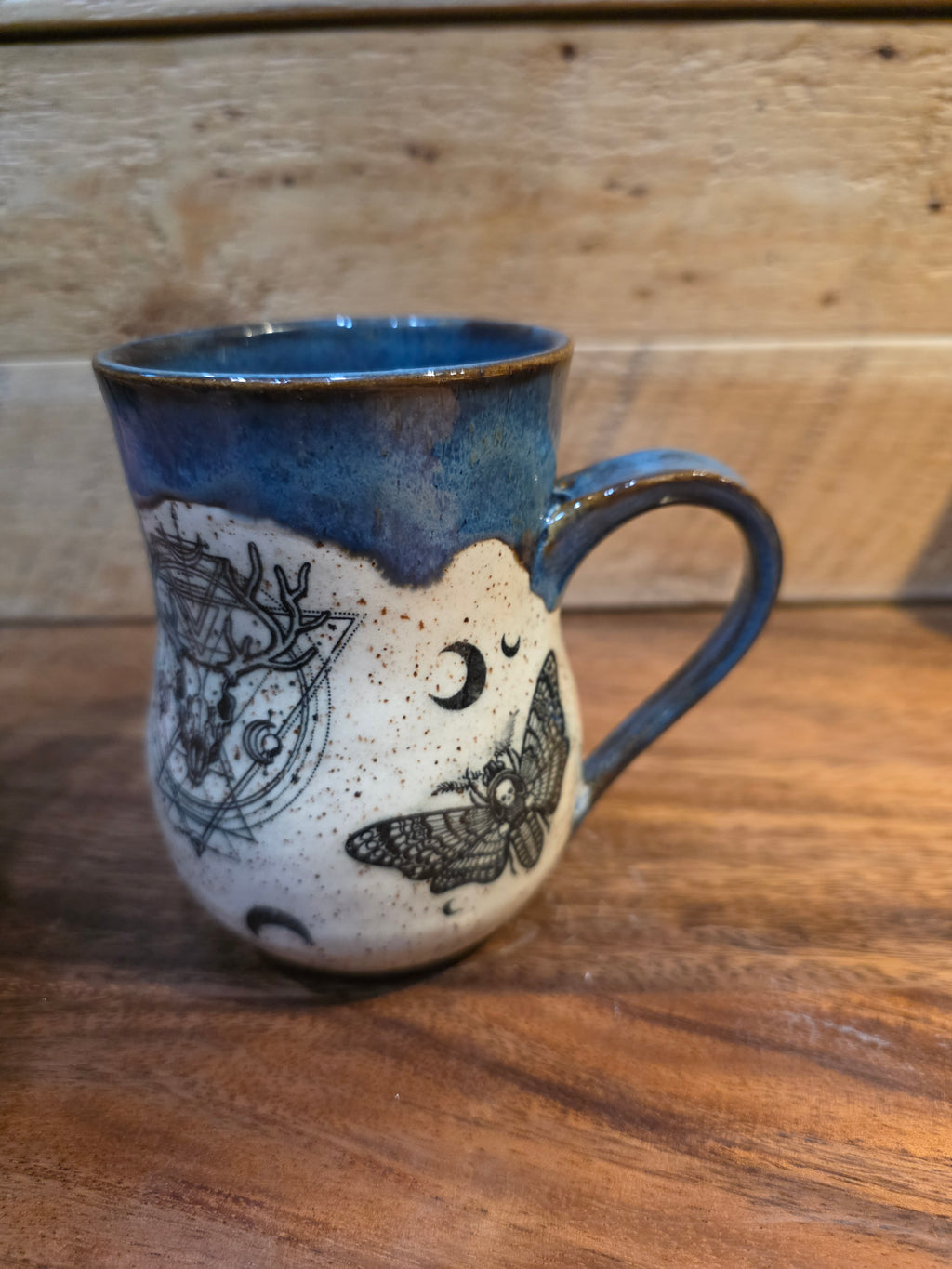Lunar Moth Mug - Speckled