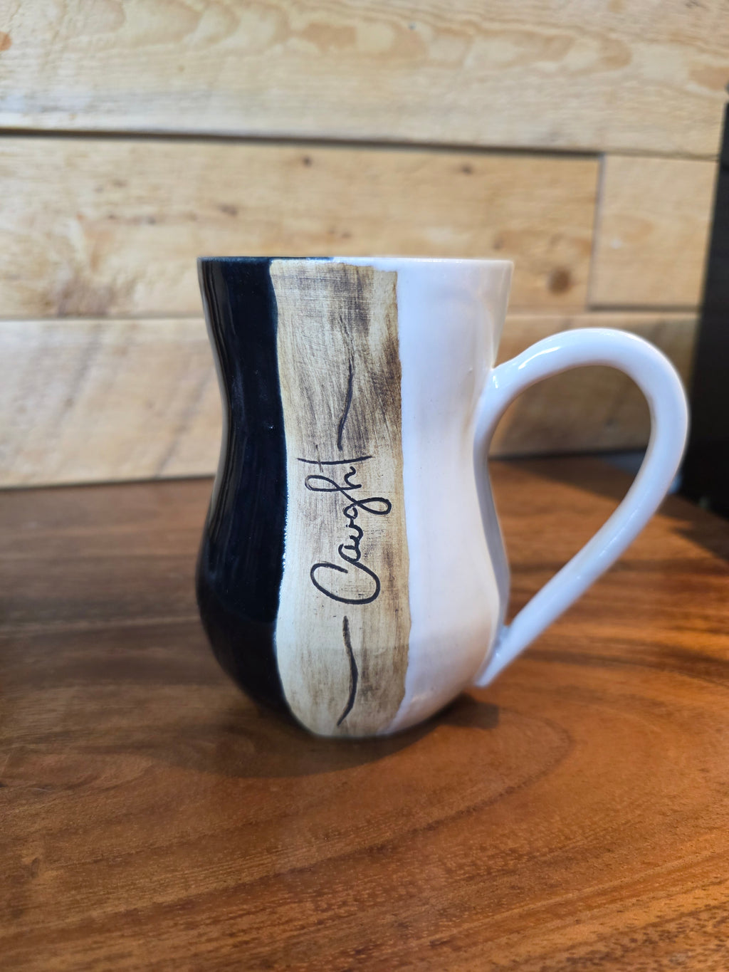 Caught Between Black & White Mug