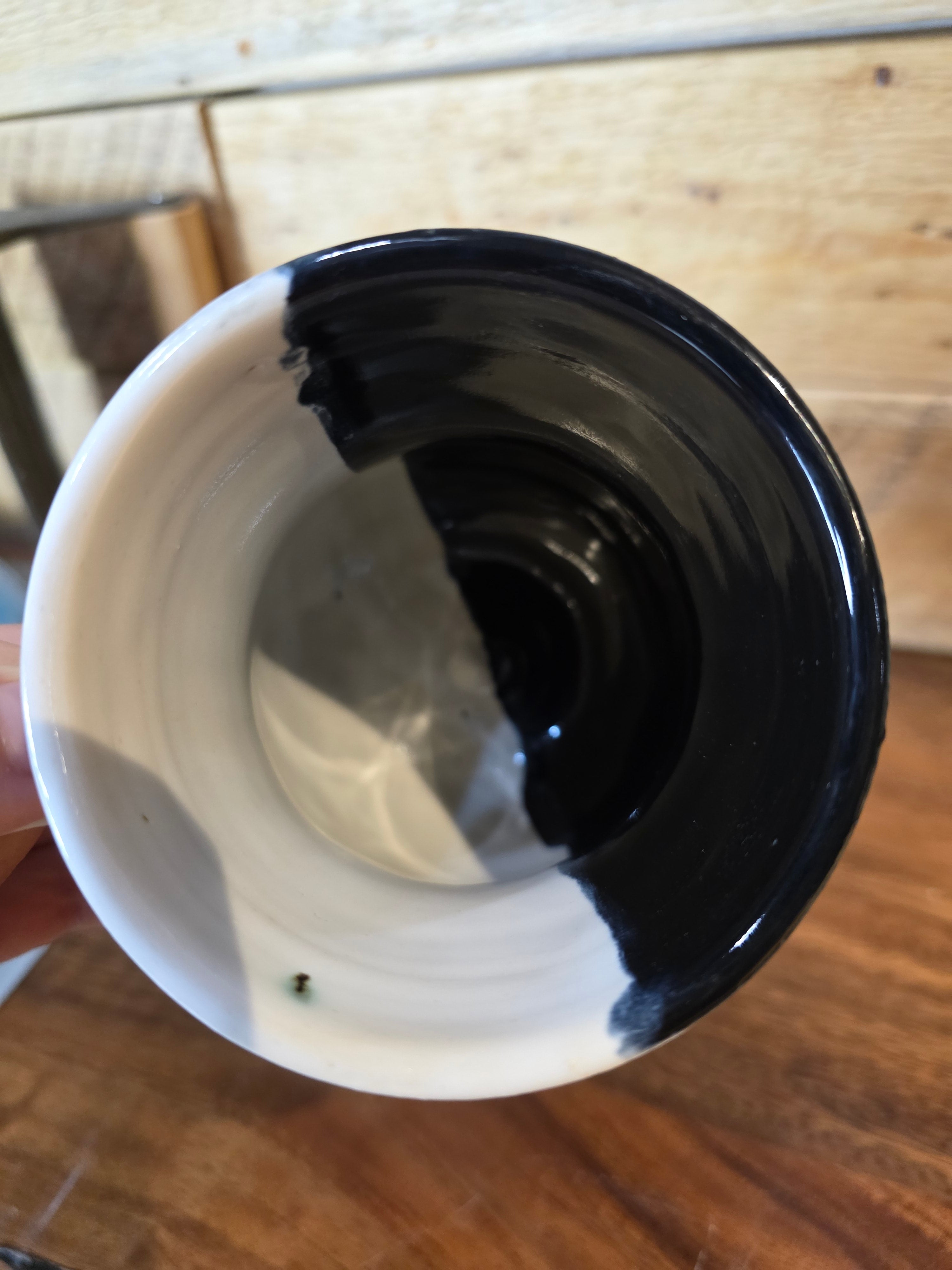 Caught Between Black & White Mug