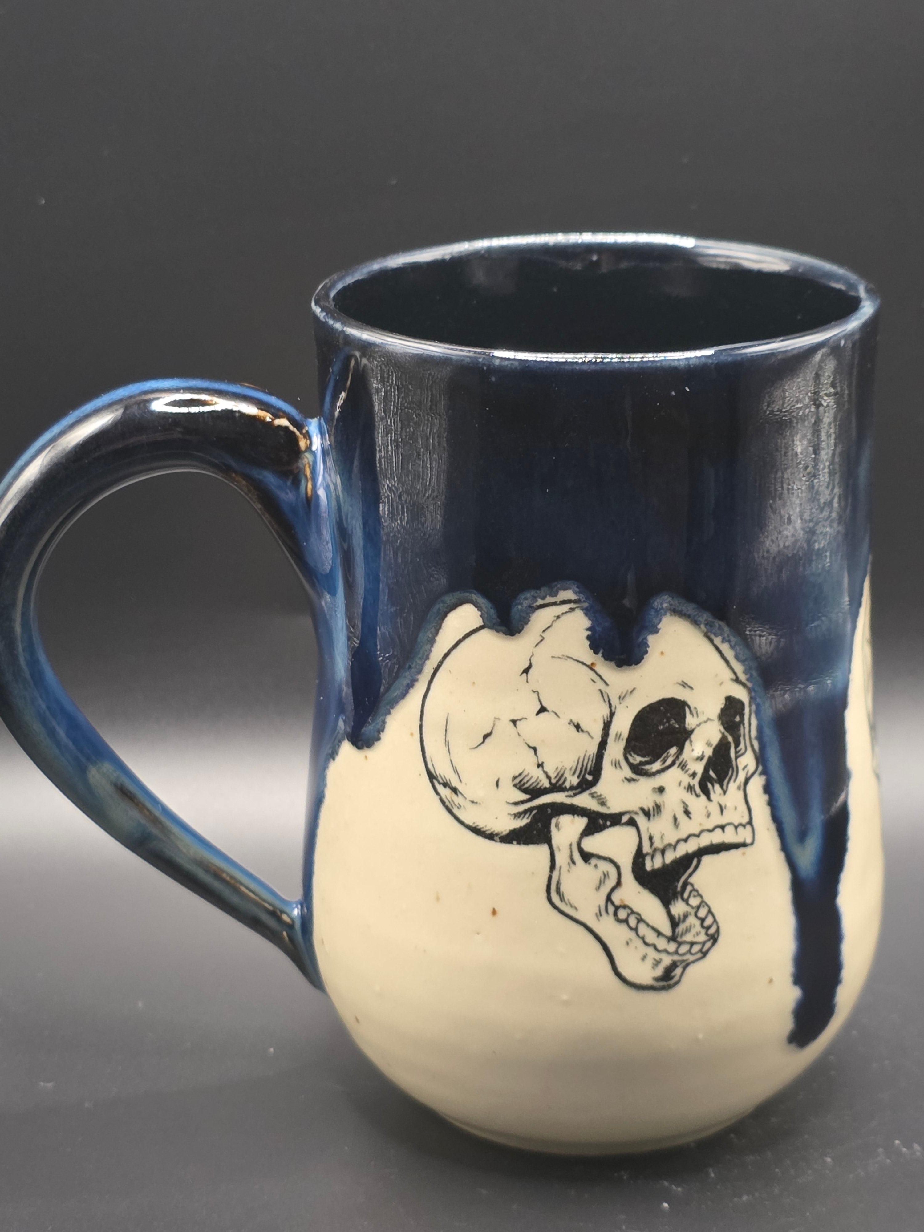 Midnight Skull Mug